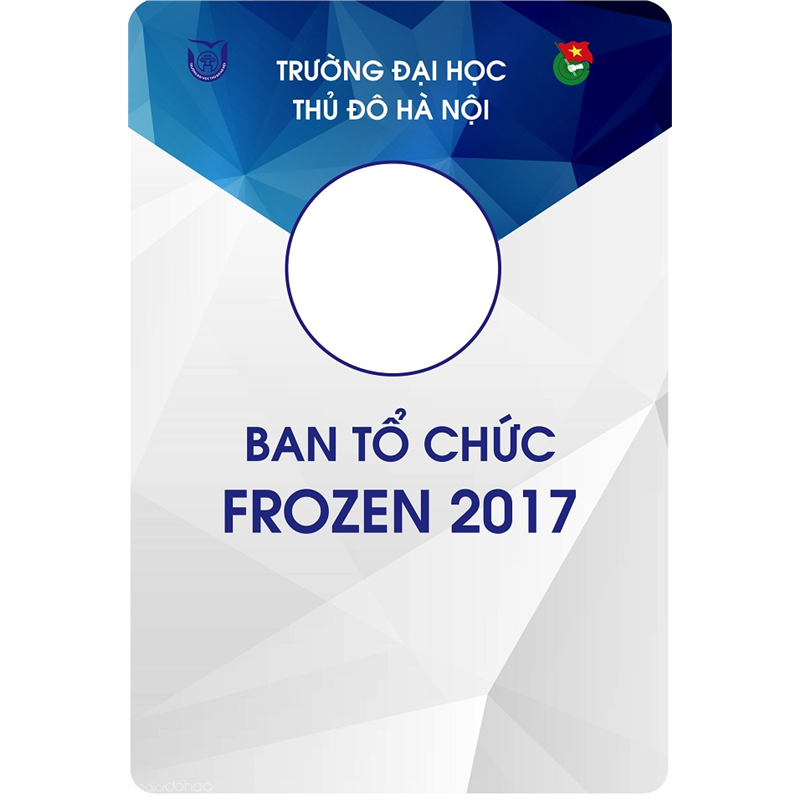 Thẻ Ban Tổ Chức Đẹp - Kích thước thẻ đeo ban tổ chức